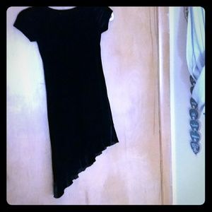 4/$25 BLACK VELVET ALL BLACK DRESS